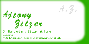 ajtony zilzer business card